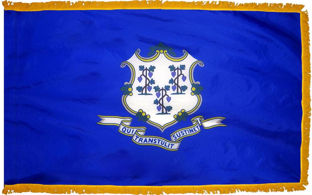 CONNECTICUT STATE FLAG - POLEHEM FRINGE - Image 2