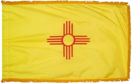 NEW MEXICO STATE FLAG - POLEHEM FRINGE - Image 2